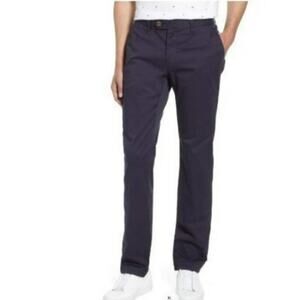 NEW Ted Baker Seenchi Men's Slim Fit Chino Pant Navy Blue